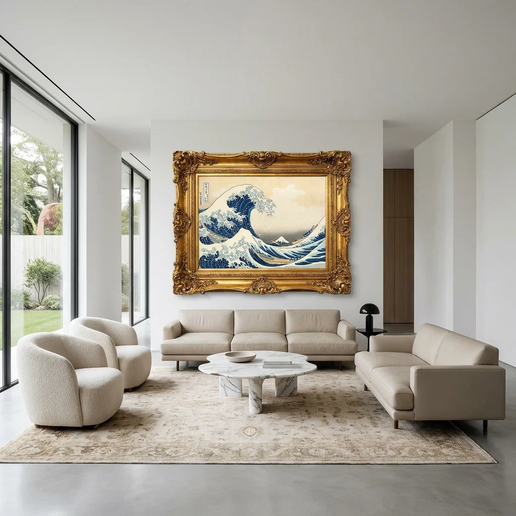 Katsushika Hokusai: The Great Wave - Iconic Woodblock Art | Museum-Quality Canvas Art Reproduction for Home Decor