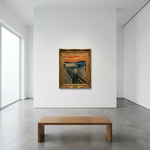 Edvard Munch: The Scream - Expressionist Masterpiece Canvas Reproduction | Museum-Quality Canvas Art Reproduction for Home Decor