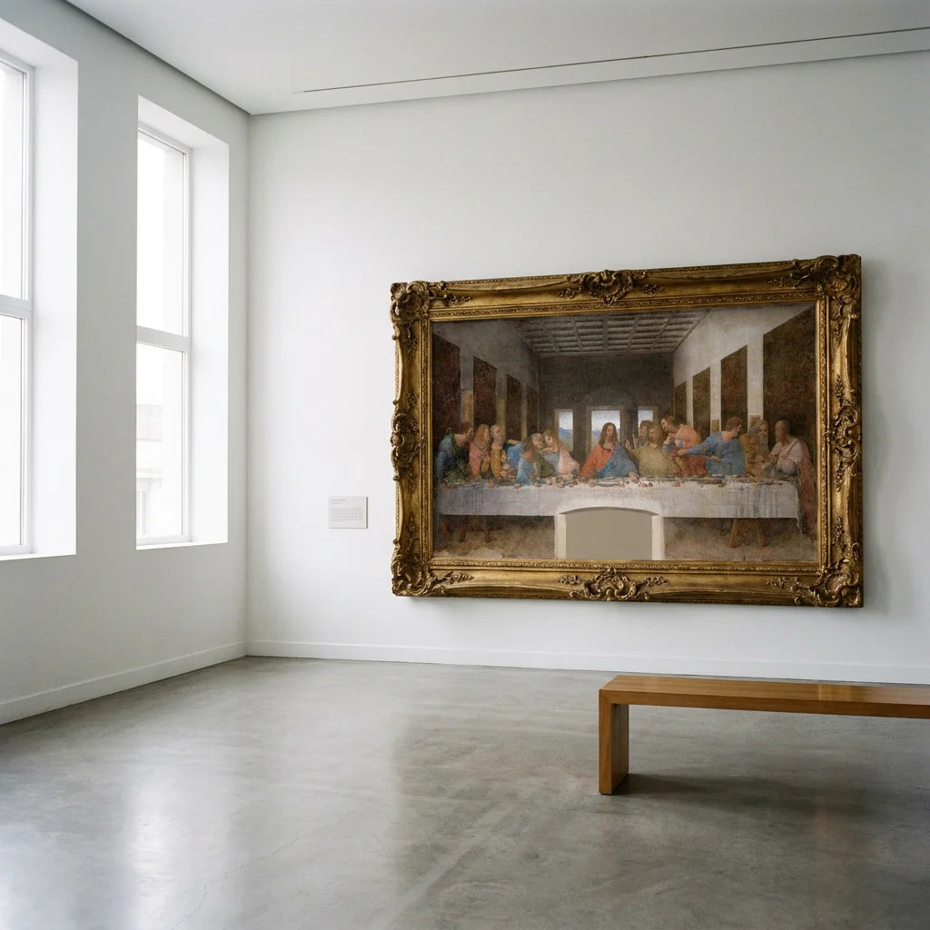 Leonardo Da Vinci: The Last Supper - Renaissance Masterpiece Wall Art | Museum-Quality Canvas Art Reproduction for Home Decor