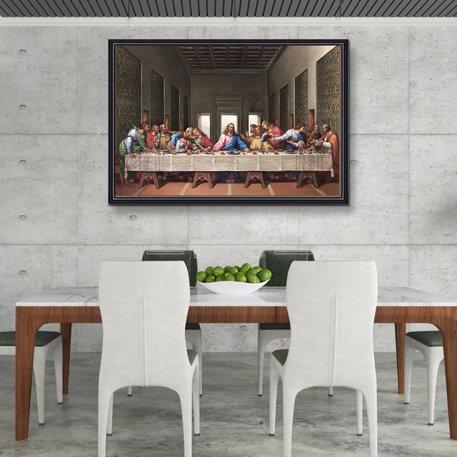 Leonardo Da Vinci: The Last Supper - Renaissance Masterpiece Wall Art | Museum-Quality Canvas Art Reproduction for Home Decor