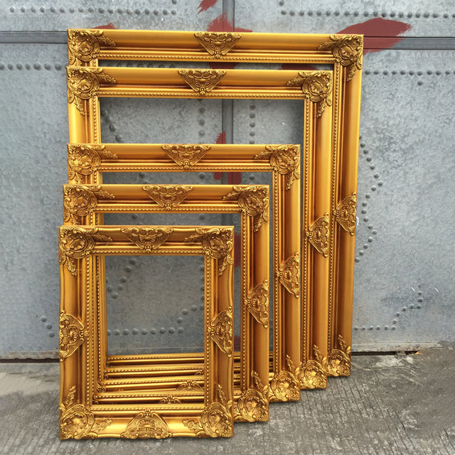 Ornate Vintage Retro Antique Wood Frame - Custom Crafted Classical Picture Frame | Museum-Quality Canvas Art Reproduction for Home Decor